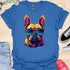 Retro Frenchie with Sunglasses - V2 - Retro Two T-Shirt